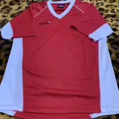 RED マイター　トレーニングシャツ　L size footballのサムネイル