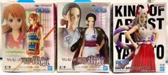 ワンピース　フィギュア3点（ナミ、ニコ・ロビン、ヤマト）