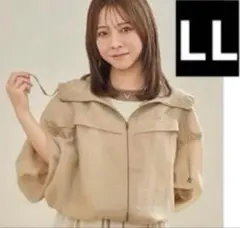 しまむら　tal yumi マウンテンパーカー　ブルゾン　淡茶　LL マンパ