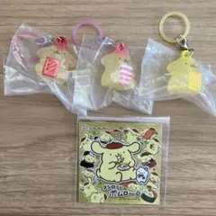 サンリオ ポムポムプリン スシロー コラボ チャーム ステッカー