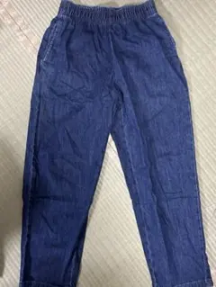 GU ダークブルー ロングパンツ