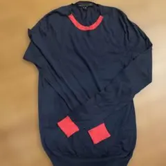 MARC BY MARC JACOBS ニットセーター XS ネイビー/ピンクのサムネイル