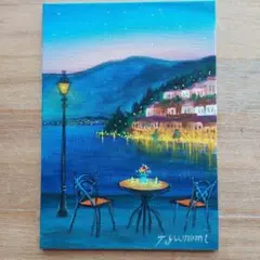 夢見多恵画 最新作 原画 風景画 F3(22×27.3×1)cm アクリル画 - メルカリ