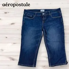 aéropostale エアロポステール　デニム　ハーフパンツ　ダークブルー