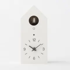 動作確認済み　無印良品 MUJI 鳩時計　ホワイト　小のサムネイル