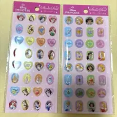 ラスト在庫　2点セット♡ディズニー　プリンセス　ストーンシール　シール