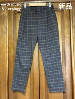 チェック柄パンツレディースl