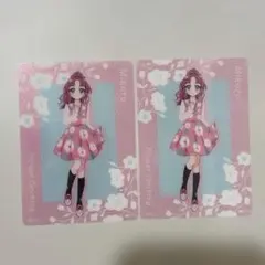 Mikuru カード 2枚セット Flower Clothing