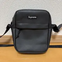 Supreme Leather Shoulder Bag ブラック 23aw