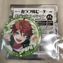 カラフルピーチ　じゃぱぱ　ウィンターフェア缶バッジ
