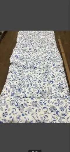 軽量羊毛混(ペイズリー)敷布団 抗菌防臭・防ダニ3層式敷布団 防湿 