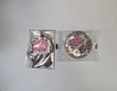 リゼロ ラム ラバーキーホルダー 缶バッジ セット 【新品未使用、匿名配送】