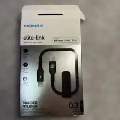 MOMAX elite-link Lightning to USB-C 0.3m