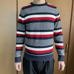 クルーネックニット