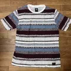 stussy 幾何学　Tシャツ　インド製
