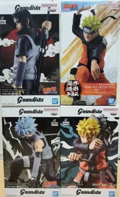 Grandistaナルト疾風伝フィギュア 約24cm&車輪眼ぷっくりシール - メルカリ