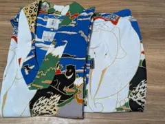 SOU・SOU 若冲 高島縮風靡上、えんゆう穿きセット Lサイズ