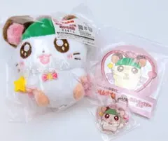 【匿名配送】とっとこハム太郎 キャラ福くじ かぶるくん ぬいぐるみ 3点セット