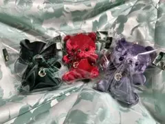 まゆまゆ様　赤・緑・紫のベア