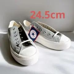 【未使用】コンバース オールスター ライト PLTS Ⅱ 24.5 グレー 厚底
