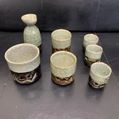 相馬 茶器セット 急須 湯呑み 貫入 11点 相馬焼 茶器セット急須 湯呑み 貫入 陶器 茶器 - メルカリ