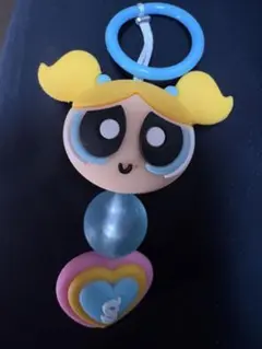 カラーグラム　パワーパフガールズ　ティントキーリング　目印アクセサリーバブルス