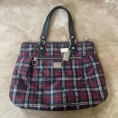 COACH コーチ チェック柄 ショルダーバッグ