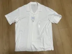 UNIQLO AIRism オープンカラーシャツ ホワイト XLのサムネイル