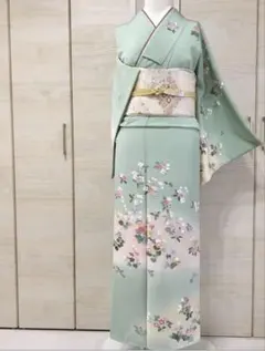 ご専用　お色が綺麗　上品な【訪問着】正絹　七五三　入卒式　結婚式に♡