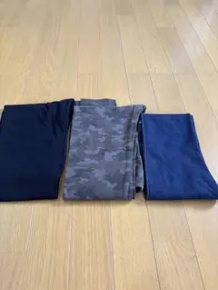 スパッツ 3色セット 黒・迷彩・紺