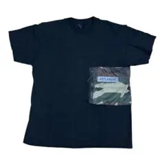 APPLEBUM 迷彩メッシュポケット M Tシャツ ブラック 迷彩のサムネイル