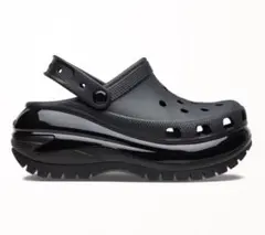 crocs クロックス メガクラッシュ MegaCrush 黒 厚底 サンダル