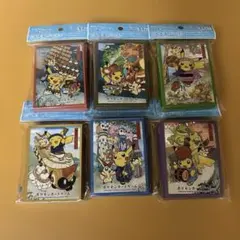ポケモンセンタートウホクお祭りごっこポケモンデッキシールド 6種