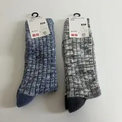 UNIQLO レギュラーソックス 25-27cm 2色セット　メンズ