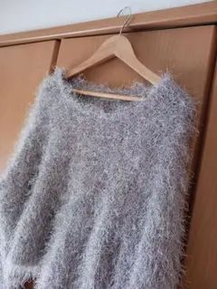 earth music&ecology きらきらフェザーニットプルオーバー