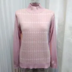 PORSHA　ポーシャ　日本製　ハイネックニット　サイズ L