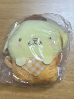 サンリオ　バスケットおくるみマスコット　ポムポムプリン