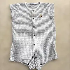 familiar ファミリア ロンパース 70cm クマ 刺繍のサムネイル