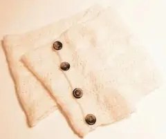 2wayざっくりニットマフラー/スヌード アイボリー