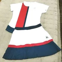 ルコック♡トリコロールカラーが映えるトップス&プリーツスコートのセットアップ❦