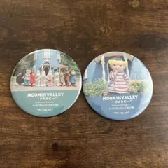 ムーミンバレーパーク　缶バッジ 2点セット