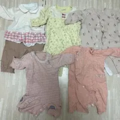 女の子　長袖ロンパース　70　まとめ売り