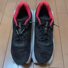 ASICS アシックス スニーカー 23.5cm 黒 赤