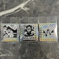【3枚セット】ドラゴンボール40周年記念ウエハースシール 悟空/サタン/人造人間