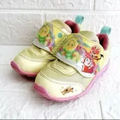 アンパンマン スニーカー ベビーシューズ レモンイエロー 黄色 14cm