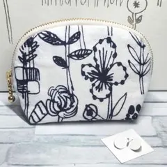 ミナペルホネン✲︎手のひらサイズのシェルポーチ✲︎letterofflower