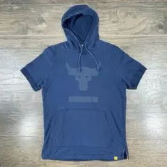 アンダーアーマー　プロジェクトロック　ネイビー フード付き パーカー