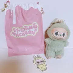 【新品】POPMART ラブブ マカロン Green Grape