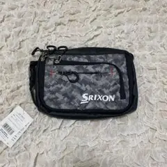 Srixon ラウンドポーチ 迷彩ポーチ グレー