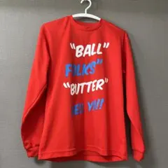 glimmer 赤 長袖Tシャツ Mサイズ